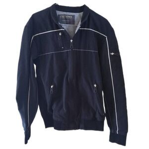 Chevignon Authentic Tailor Made Men's Vintage Black Bomber Jacket